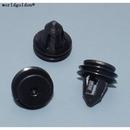 Worldgolden 100pcs plastic clip Door Interior Trim Retainer for VW 1K6-837-200-B