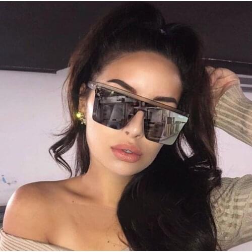 2020 Vintage Oversized Square Sunglasses Luxury Brand Black Leopard Big Frame Sun Glasses Female Shades Coulos UV400 Okulary