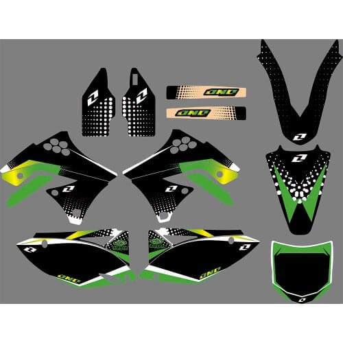0104 motorcycle Team Graphic & Backgrounds Decal Stiker Kits for Kawasaki KX250F KXF250 2009-2012