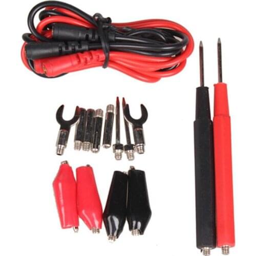 1 Set Multifunction Digital Multimeter Probe Test Lead Cable Alligator Clip