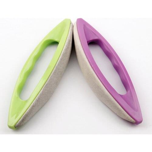 1PC 13.2cmx3.7cm Random Color Manicures Buffer Nail Art Sheepskin File Polishing Waxing Files Art Nails Tools