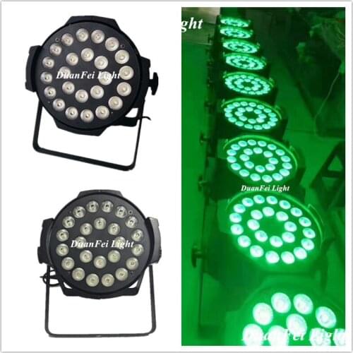 10 Unites High Bright Indoor Color Mixing Up Light 24x18w Par Led Rgbwa UV 18w