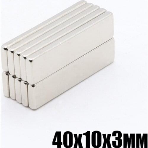 20pcs 40x10x3 mm N35 neodymium magnet Small Square power Strong magnets 40*10*3mm Rare Earth Neodymium Magnets 30x10x5mm