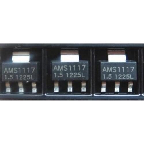 200pcs AMS1117-1.5 AMS1117 1117 1.5V Voltage Regulator LDO SOT-223 New original