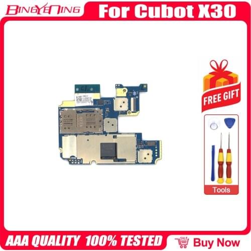 BingYeNing New Original For Cubot X30 Mainboard 6G+128G ROM Motherboard Flex Cable Board