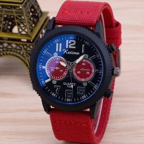 Watch for Men Hot Fashion Watch Woven Belt Watch Mens Classic BlueRay Sports Mens Watch Quartz Watch Wholesale