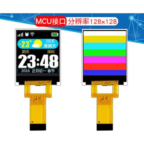 1.44 inch 20PIN 262K TFT LCD Color Screen GC9106 Controller 128(RGB)*128 MCU 8Bit Interface