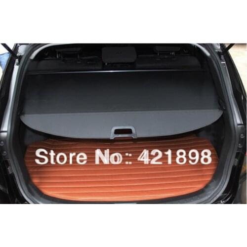 For Hyundai Santa Fe Sport 2013 2014 2015 Aluminum alloy & cloth Rear Cargo screen Cover Trunk Screen