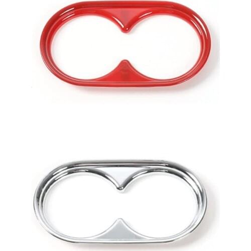 For Suzuki Jimny 2007-2015 Car ABS Water Cup Holder Decoration Cover Trim Frame Sticker Accessories