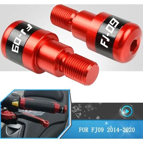 For Yamaha FJ09 FJ-09 FJ 09 20142015 2016 2017 2018 2019 2020 Motorcycle Handlebar Grips Slider Cap Plug Aluminum Handle Bar End