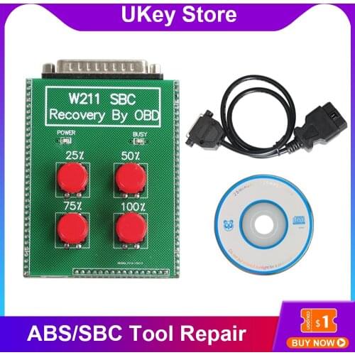 FOR BENZ SBC W211 OBD2 Tool Repair Code C249F W211/R230 ABS/SBC TOOL for Mercedes for Benz Cars OBD2 Reocvery Tool Car Diagnosis