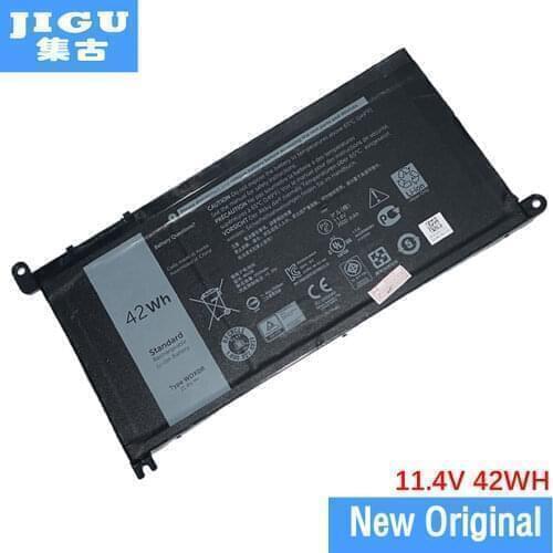 JIGU Original 11.4V 42WH WDX0R 3CRH3 T2JX4 Laptop Battery For Dell Inspiron 13 7368 14-7460 15 7560 Notebook WDXOR