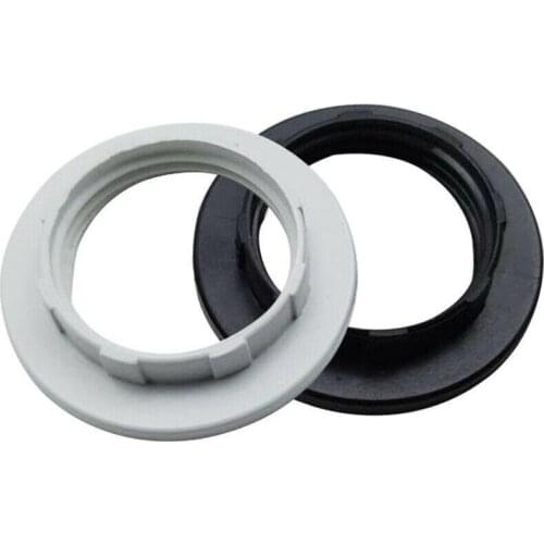 2021 New E27/ E14 Lampshade Ring Adapter Black/white Light Shades Collar Ring Adaptor Bulb Holder Plastic Lamp Shade Accessories