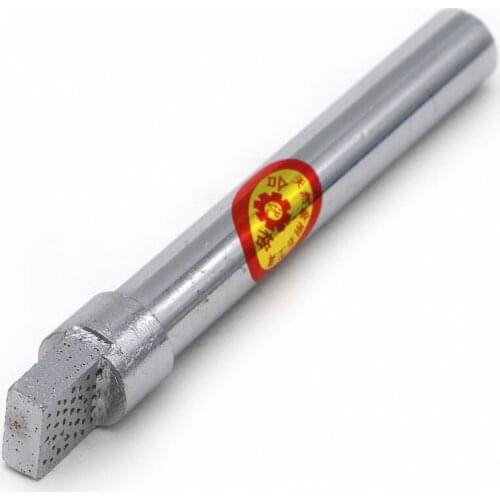 Rectangle Natural diamond dresser for grinding wheels trimming long shank diameter 12mm total length 100mm DT054