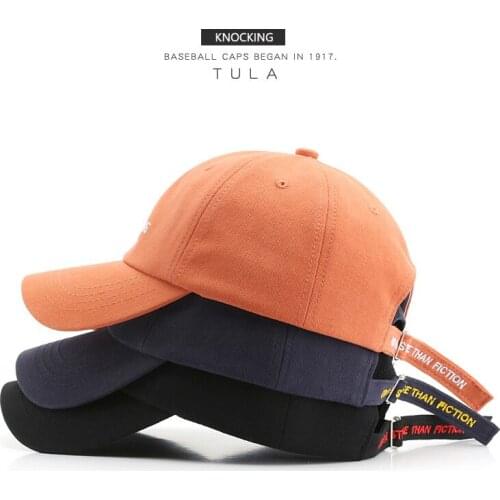 Korean Embroidered Letters Hip Baseball Cap for Women and Men Visors Cap Hip Hop Hats
