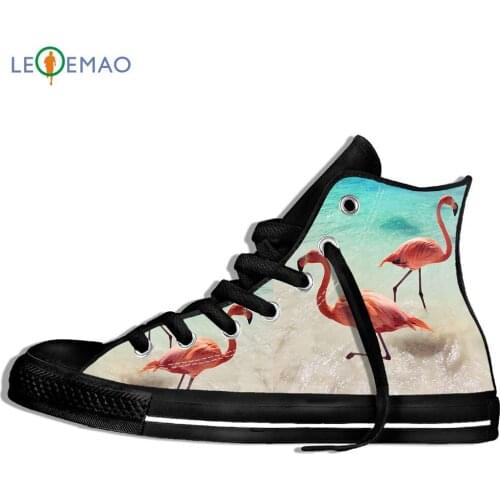 Casual Sneakers Shoes For Man Hot Flamingosfor Men/high Quality Harajuku Flamingos Canvas Light Weight Sneakers