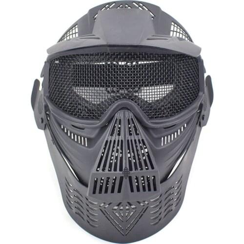 Airsoft Masks Shooting Paintball Protective Mask Cs Games Hunting Rifle Air Gun Accessories Military Tactical Full Face Mask