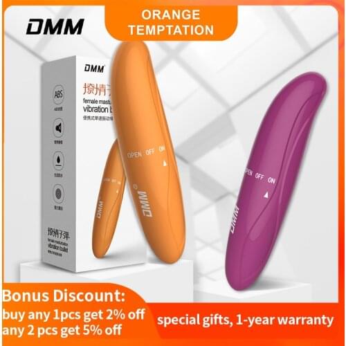 DMM Powerful Female Masturbation Mini Bullet Vibrator G-Spot Clitoris Stimulate Vibrating Eggs Adults Sex Toys for Women Couples