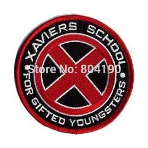 4" X Gifted Youngsters Red Black Uniform Animate Movie Embroidered LOGO Iron On Patch NC