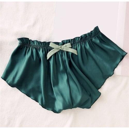 Women Home Underwear Female Solid Color Short Panties Ladies New Sexy Briefs Interior New Lingeries Summer Cool Underpants