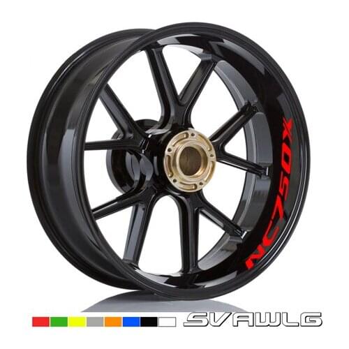 New Motorcycle High Quality 3M Adhesive Wheel Decal Reflective Stickers Rim Stapes For Honda NC750 NC750X NC750S