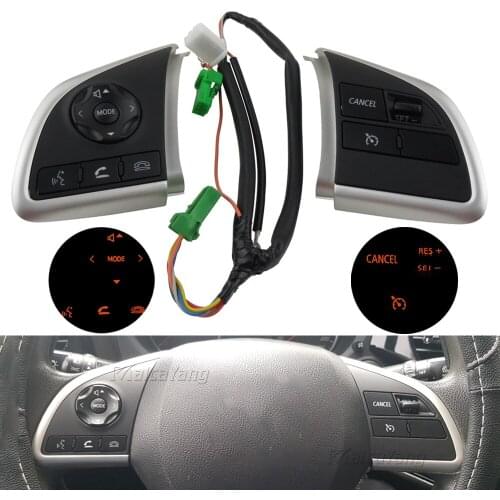 Cruise Control Switch Steering Wheel Audio Volume Button For Mitsubishi Mirage 2012-2016 Outlander Xpander L200 2015