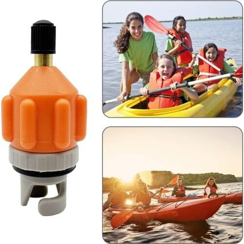 Durable Air Valve Adaptor Wear-Resistant Rowing Boat Air Valve Adaptor Nylon Kayak Inflatable Pump Adapter for SUP Board