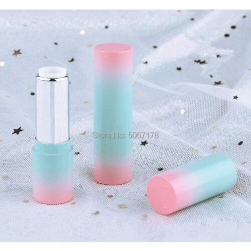 10/30/50PCS 12.1mm Empty Lipstick Tube, Elegant Lip Balm Container, DIY Lip Rouge Refillable Container,Round Lip Balm Bottle