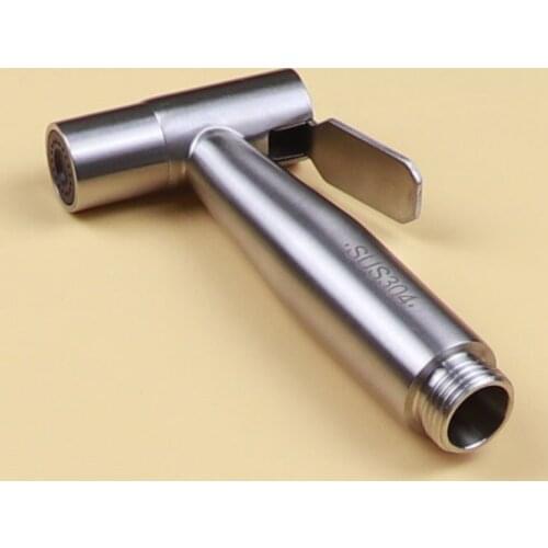 Soft Hose 304 Stainless Steel Bidet Booster Spray Gun Set Bathroom Flushing Small Nozzle Toilet Flusher