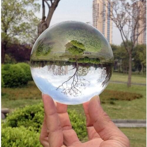 80mm Rare Clear Asian Quartz Feng Shui Ball Crystal Ball Sphere Fashion Table Decor Good Luck Ball Hot New