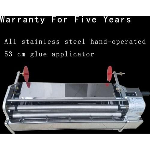 Wall Paper Gluing Machine Hand-operated Stainless Steel Wall Paper Brushing Machine New Simplify