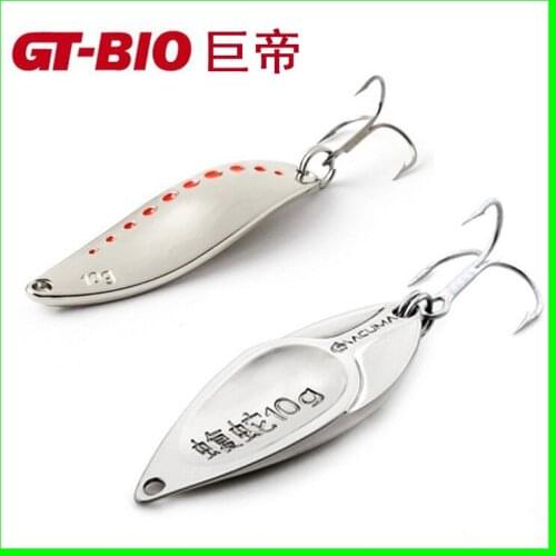 Super strength spoon fishing lure hard bait Leech lure sequins long shot metal beak sinking lure pesca swimming bait for fishing