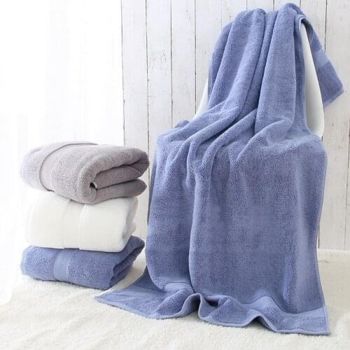 800g Towel 80*160cm Thick Luxury Egyptian Cotton Bath Towel Eco-friendly Beach Terry beach towel for Adults Serviette de Bain
