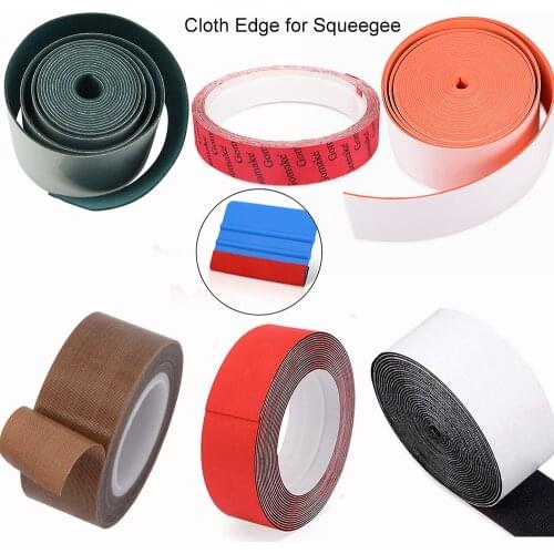 FOSHIO Vinyl Wrap Squeegee No Scratch Suede Fabric Felt Cloth Carbon Fiber Wrapping Car Goods Window Tint Tool Scraper Protector