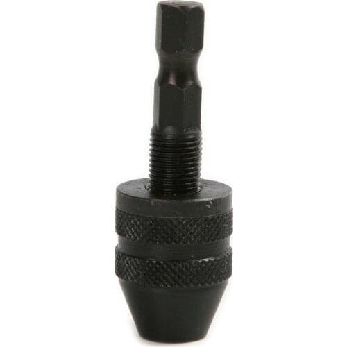 0.3-3.5mm Drill Chuck Bit Hex Shank Keyless Adapter Impact Converter Clamping Range Drill Hole Driver Tool