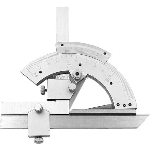 Universal Bevel Protractor 0-320 Degree Precision Angle Measuring Finder Ruler Tool for inner and outer parts Good Quality