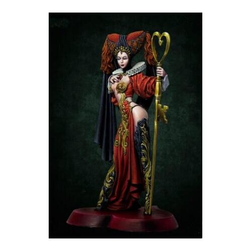 1/24 75mm ancient woman warrior stand with base Resin figure Model kits Miniature gk Unassembly Unpainted