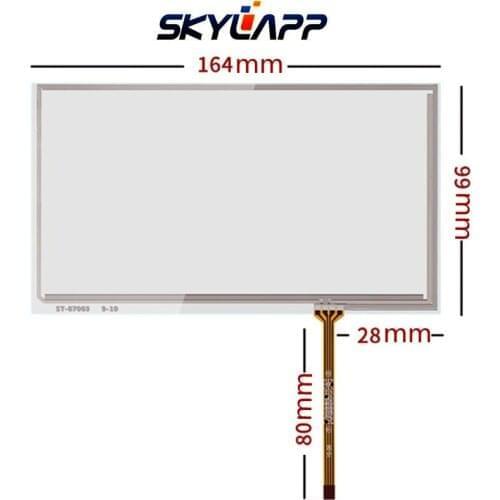 10 Pcs New 7''Inch TouchScreen 164mm*99mm For AT070TN90 Resistance Handwritten Touch Panel Screen Glass Digitizer Free Shipping
