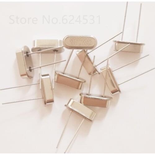 10pcs Inline passive crystal 11.2896MHZ 11.2896M HC-49S S-type DIP-2 Authentic