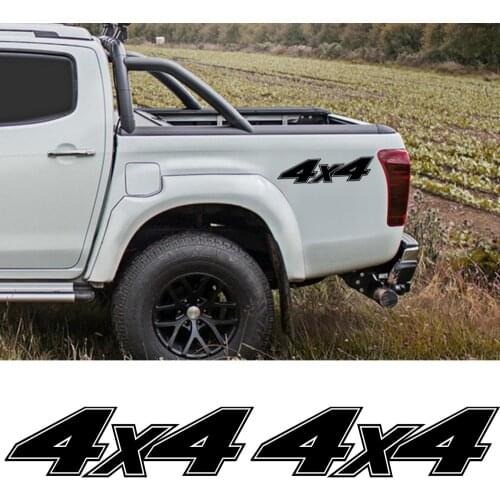 2pcs Car Tail Decor Stickers Pick Up For Ford Ranger Raptor Pickup Isuzu Dmax Nissan NAVARA Toyota Hilux Car Tuning Accessories