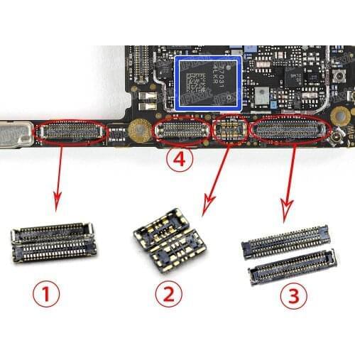 2pcs/lot LCD FPC Plug PCB Connector mainboard flex connector USB board battery plug For Huawei P30 pro P30pro