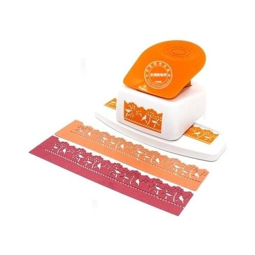 Free shipping birds in tree shape border punch foam paper embossing punch scrapbook Edge craft punch puncher for paper cut