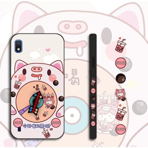 Pig Head Big Roulette Case For Samsung Galaxy M10 M20 M21 M30 Anime Pattern TPU Cover For Samsung A10 A20E A21 A30 A40 S A50