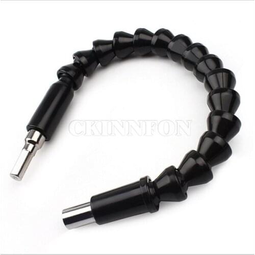 DHL 100pcs 295mm Screwdriver Universal Shaft Flexible Shaft Electric Drill Screwdriver Bit Holder