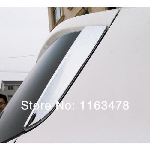 For Ford Escape Kuga 2013 2014 2015 2016 ABS Chrome Rear Window Spoiler Side Pillar Post Cover Trim Molding