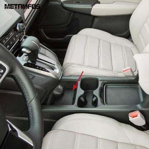 For Honda CR-V CRV 2017-2020 2021 Front Center Control Storage Box Locker Container Cover Trim Interior Accessories Car Styling