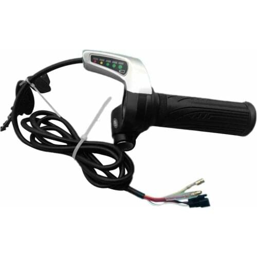 Ebike Throttle 48V Electric Bicycle Throttle Handle Accelerator, Throttle Grip Electric Scooters with Lock