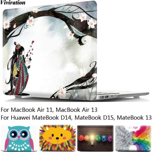 Elegant 2020 New Laptop Case For Huawei MateBook D15 D14 13, MacBook Air 11 A1370 A1465, MacBook Air 13 A1466 A1369 A2179 Cover
