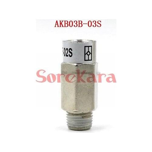 G3/8 AKB03B-03S Bushing Type Check Valve Free Flow Direction From Female To Male Thread