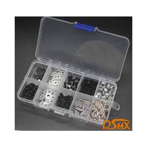 HSP 1/10 RC Car screws and screw the cartridge parts for all common screw nut bolt pin shim combination 340PCS 02053 02037 02078